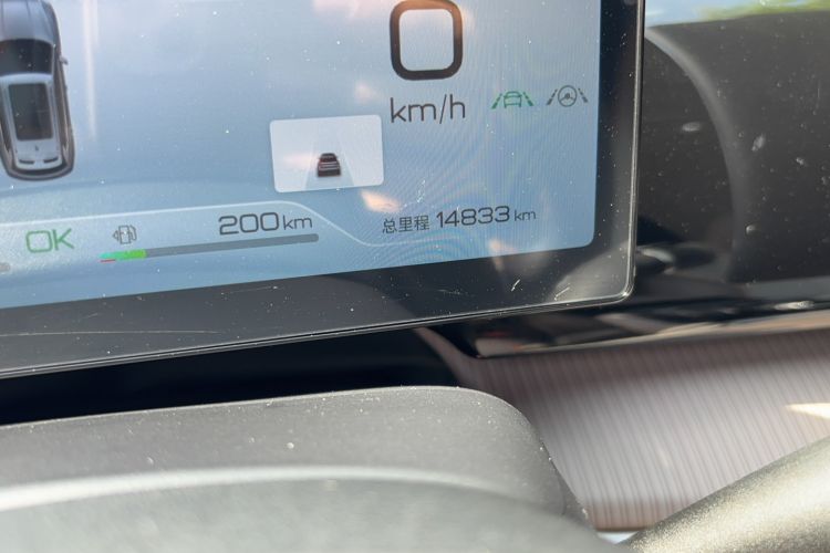 Used BYD Song Pro New Energy 2024 HONOR Edition DM-i 110KM Excellence Model Odometer Close Up