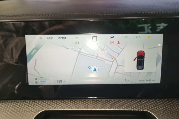Used BYD Song Pro New Energy 2025 Second-Generation Intelligent Driving Version DM-i 115KM Superior Trim Instrument Cluster