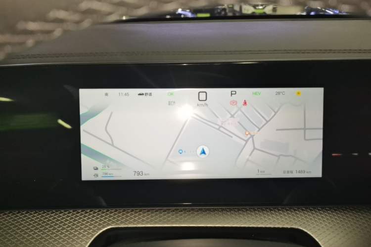 Used BYD Song Pro New Energy 2025 Second-Generation Intelligent Driving Version DM-i 115KM Superior Trim Instrument Cluster