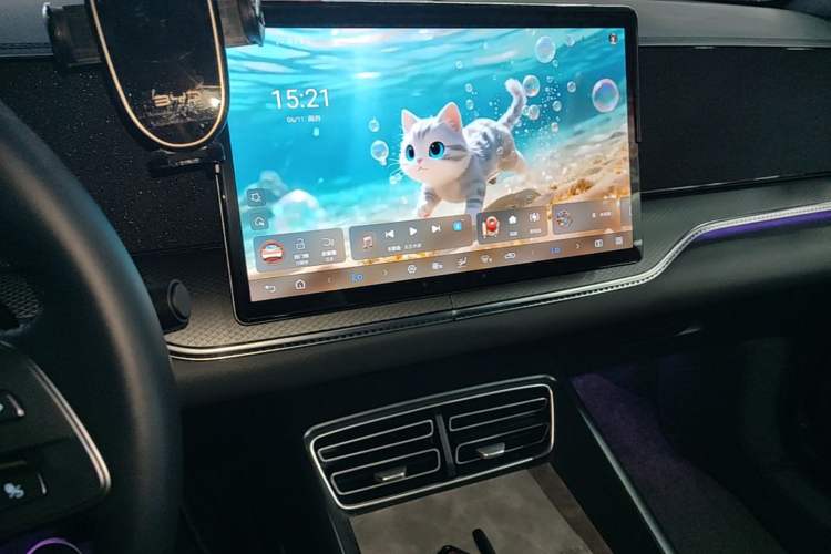 Used BYD Song Pro New Energy 2025 2nd Generation Intelligent Driving Version DM-i 75KM Overachiever Trim Audio And AC Panel