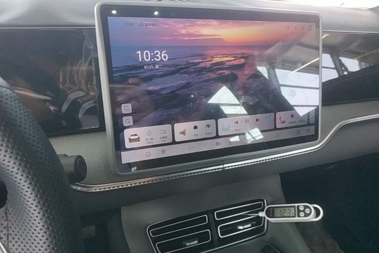 Used BYD Song Pro New Energy 2025 Second-Generation Intelligent Driving Version DM-i 115KM Superior Trim Audio And AC Panel