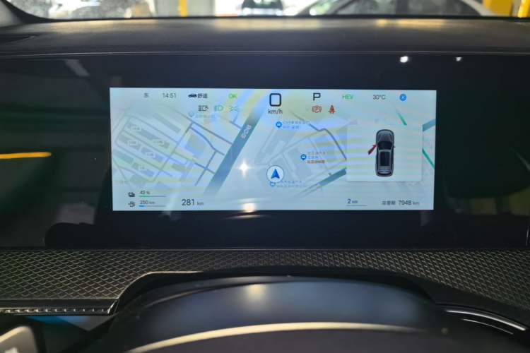 Used BYD Song Pro New Energy 2025 Second-Generation Intelligent Driving Version DM-i 115KM Superior Trim Instrument Cluster
