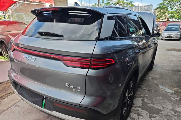 Used BYD Song Pro New Energy 2025 2nd Generation Intelligent Driving Version DM-i 75KM Leading Edition Rear Right 45 Deg