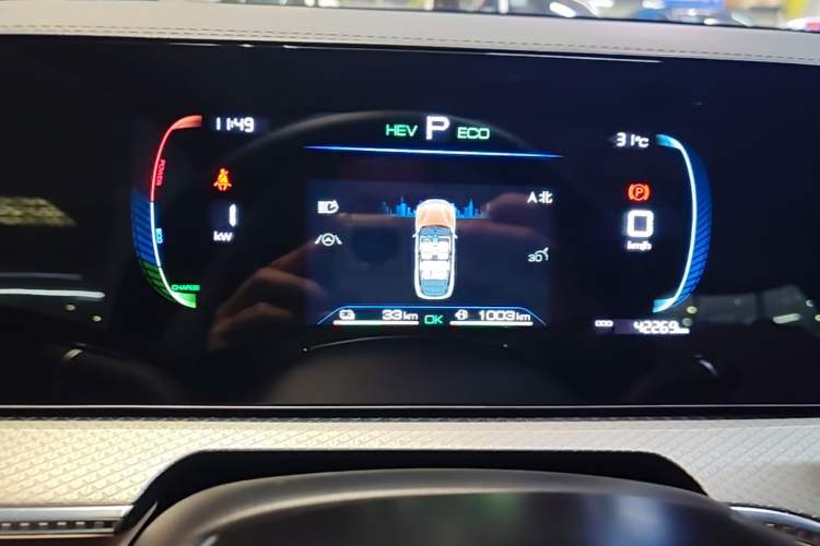 Used BYD Song Pro New Energy 2025 Second-Generation DM-i 75KM Overachiever Trim Instrument Cluster