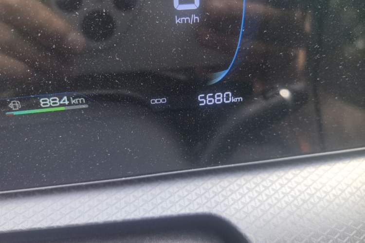 Used BYD Song Pro New Energy 2025 Second-Generation DM-i 75KM Leading Edition Odometer Close Up