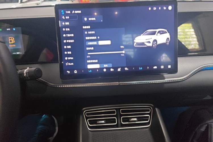 Used BYD Song Pro New Energy 2025 Second-Generation Intelligent Driving Version DM-i 115KM Superior Trim Audio And AC Panel