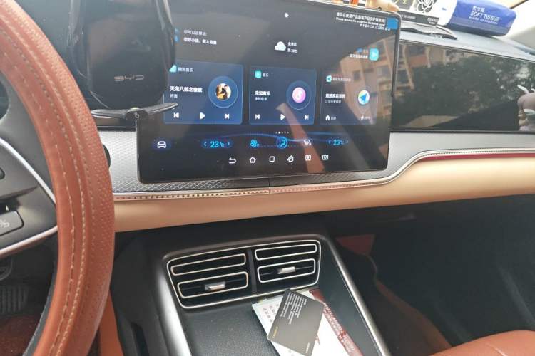 Used BYD Song Pro New Energy 2025 Second-Generation DM-i 115KM Overachiever Trim Audio And AC Panel