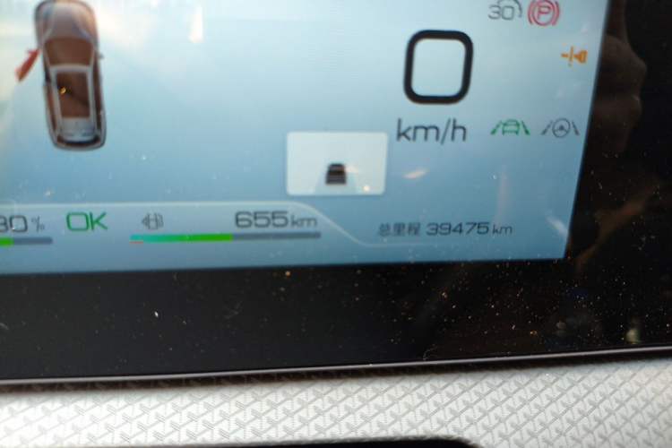 Used BYD Song Pro New Energy 2025 Second-Generation DM-i 115KM Overachiever Trim Odometer Close Up