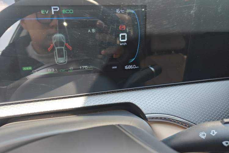 Used BYD Song Pro New Energy 2025 Second-Generation DM-i 75KM Leading Edition Odometer Close Up