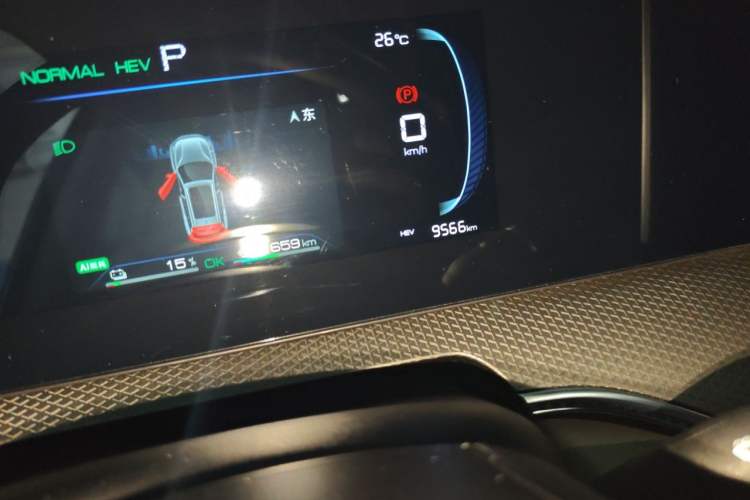 Used BYD Song Pro New Energy 2025 Second-Generation DM-i 75KM Leading Edition Odometer Close Up