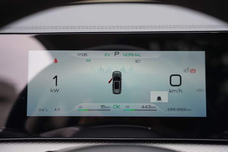 Used BYD Song Pro New Energy 2025 Second-Generation DM-i 115KM Overachiever Trim Odometer Close Up