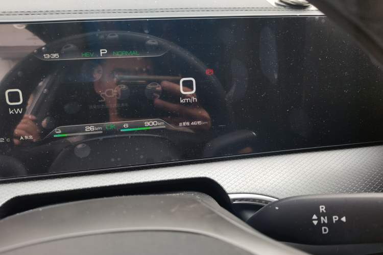 Used BYD Song Pro New Energy 2026 Model DM-i 133KM Progressive Version Odometer Close Up