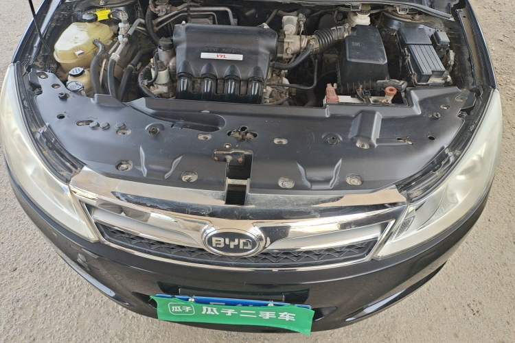 Used BYD Surui 2012 1.5L Manual Luxury Version Engine Bay