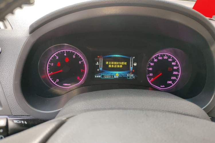 Used BYD Surui 2012 1.5L Manual Luxury Version Instrument Cluster