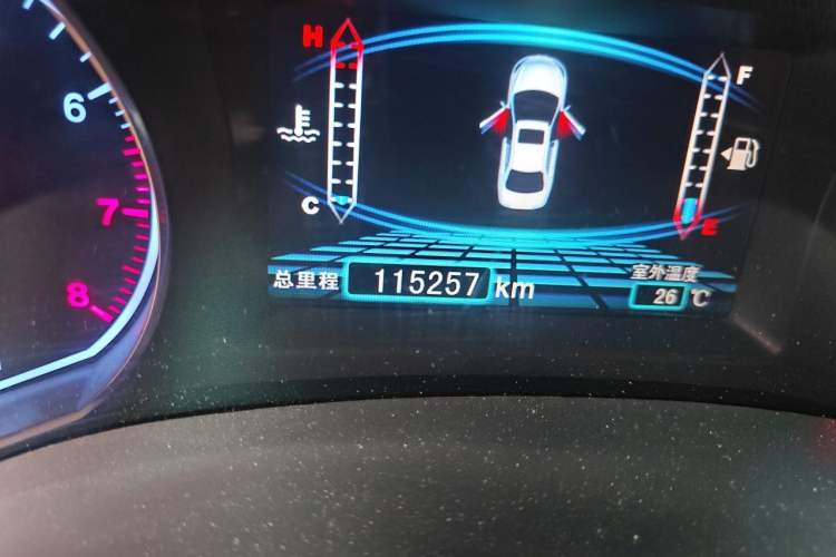 Used BYD Surui 2014 1.5L Manual Comfort Model Odometer Close Up