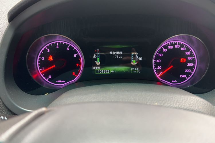 Used BYD Surui 2014 1.5L Manual Luxury Model Odometer Close Up