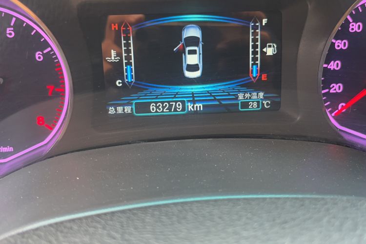 Used BYD Surui 2014 1.5L Manual Luxury Model Odometer Close Up