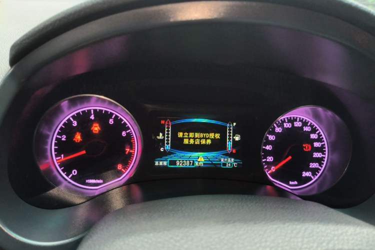 Used BYD Surui 2014 1.5L Manual Comfort Model Instrument Cluster