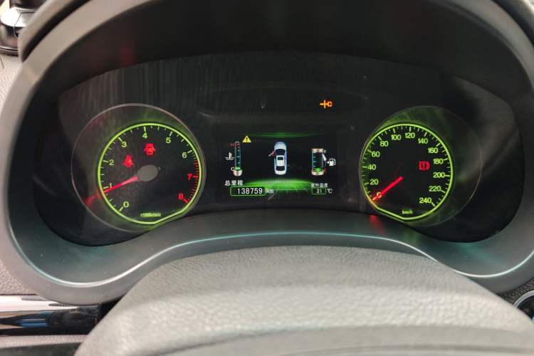 Used BYD Surui 2014 1.5L Manual Comfort Model Odometer Close Up