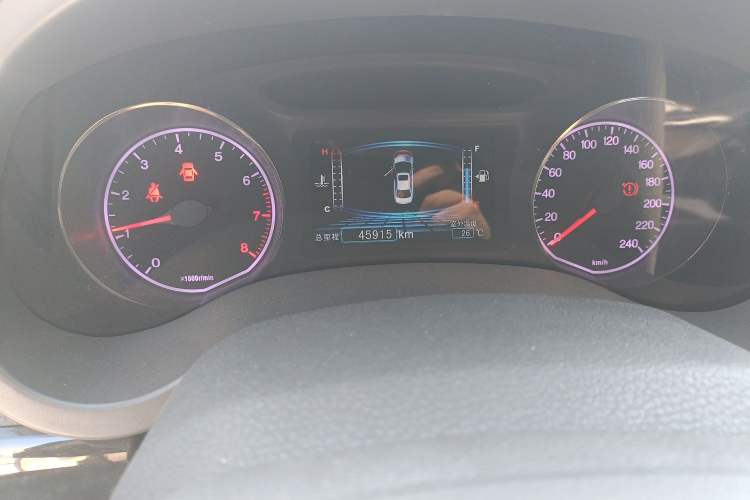 Used BYD Surui 2014 1.5L Manual Luxury Model Odometer Close Up