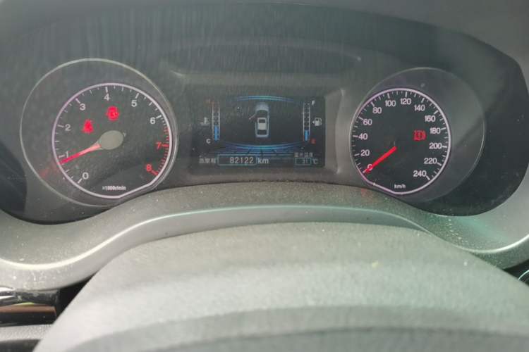 Used BYD Surui 2014 1.5L Manual Luxury Model Odometer Close Up