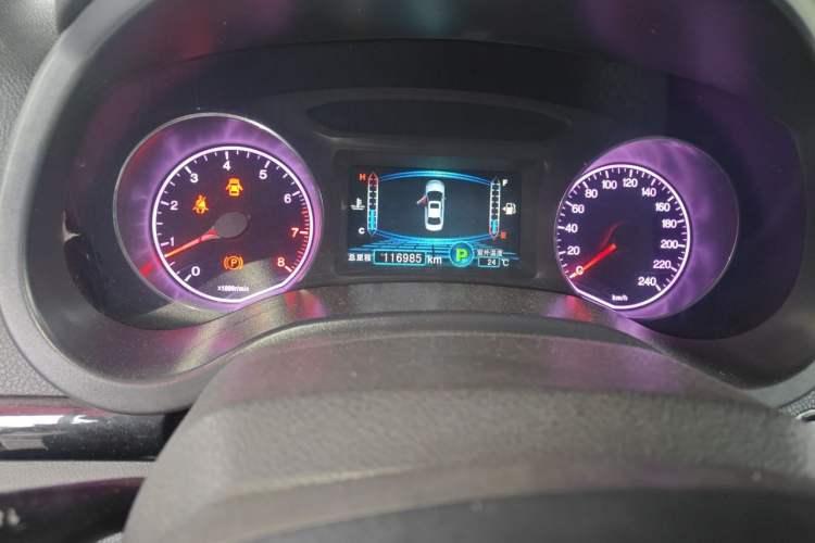 Used BYD Surui 2014 1.5TID Automatic Luxury Model Odometer Close Up