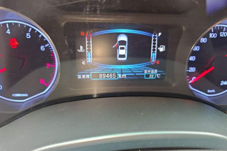 Used BYD Surui 2014 1.5L Manual Luxury Model Odometer Close Up