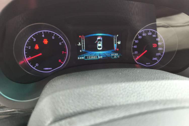 Used BYD Surui 2015 1.5L Manual Luxury Model Odometer Close Up