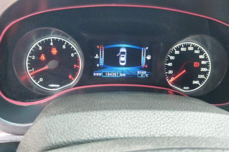 Used BYD Surui 2015 1.5L Manual Luxury Model Odometer Close Up