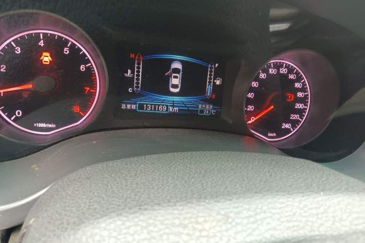 Used BYD Surui 2015 1.5L Manual Luxury Model Odometer Close Up