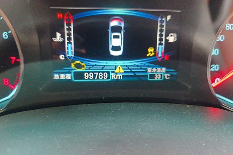 Used BYD Surui 2015 1.5L Manual Luxury Model Odometer Close Up