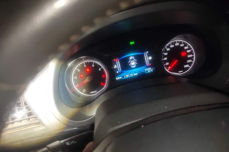 Used BYD Surui 2015 Revised Version 1.5L Manual Luxury Edition Odometer Close Up