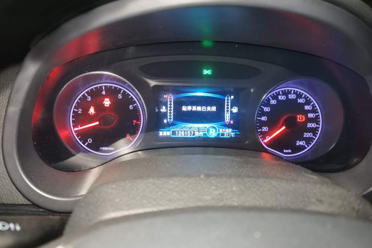 Used BYD Surui 2015 Revised Version 1.5L Automatic Luxury Edition Odometer Close Up