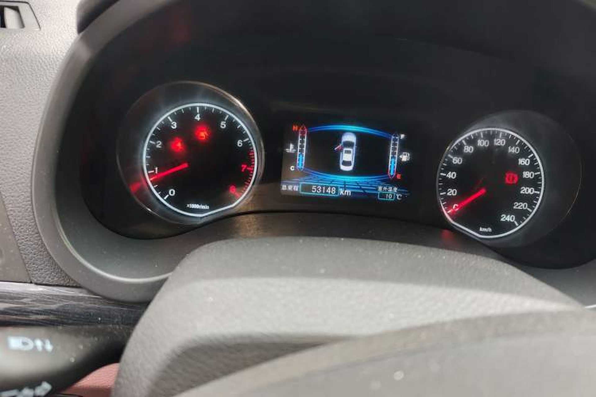Used BYD Surui 2015 Revised Version 1.5L Manual Luxury Edition Odometer Close Up