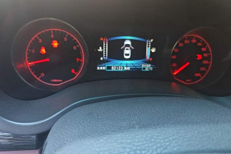 Used BYD Surui 2015 1.5L Manual Comfort Model Odometer Close Up