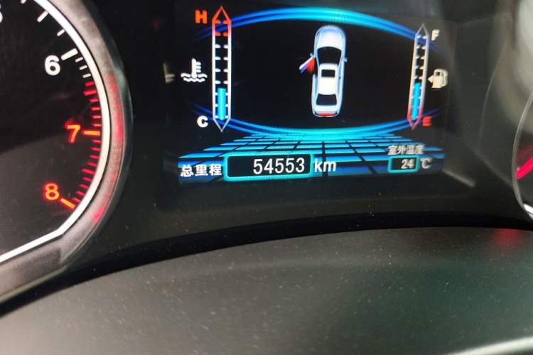 Used BYD Surui 2016 1.5L Manual Elite Edition Odometer Close Up