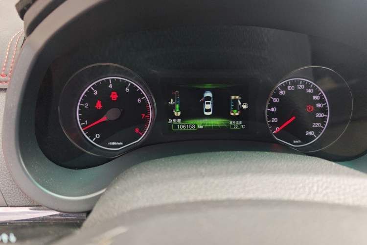 Used BYD Surui 2016 1.5L Manual Elite Edition Odometer Close Up