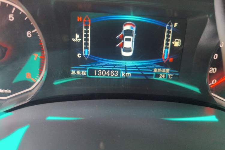 Used BYD Surui 2016 1.5L Manual Elite Edition Odometer Close Up