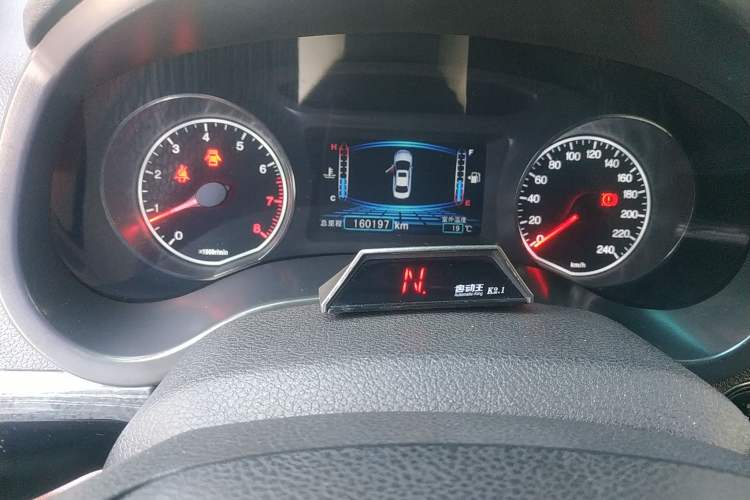 Used BYD Surui 2016 1.5L Manual Elite Edition Odometer Close Up