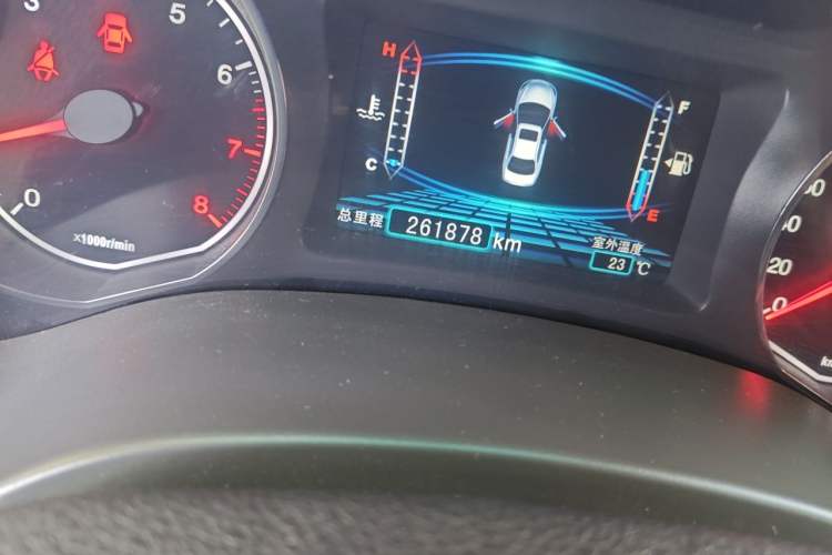 Used BYD Surui 2016 1.5L Manual Elite Edition Odometer Close Up