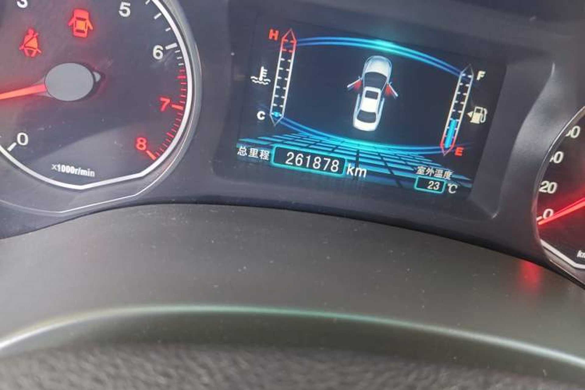Used BYD Surui 2016 1.5L Manual Elite Edition Odometer Close Up
