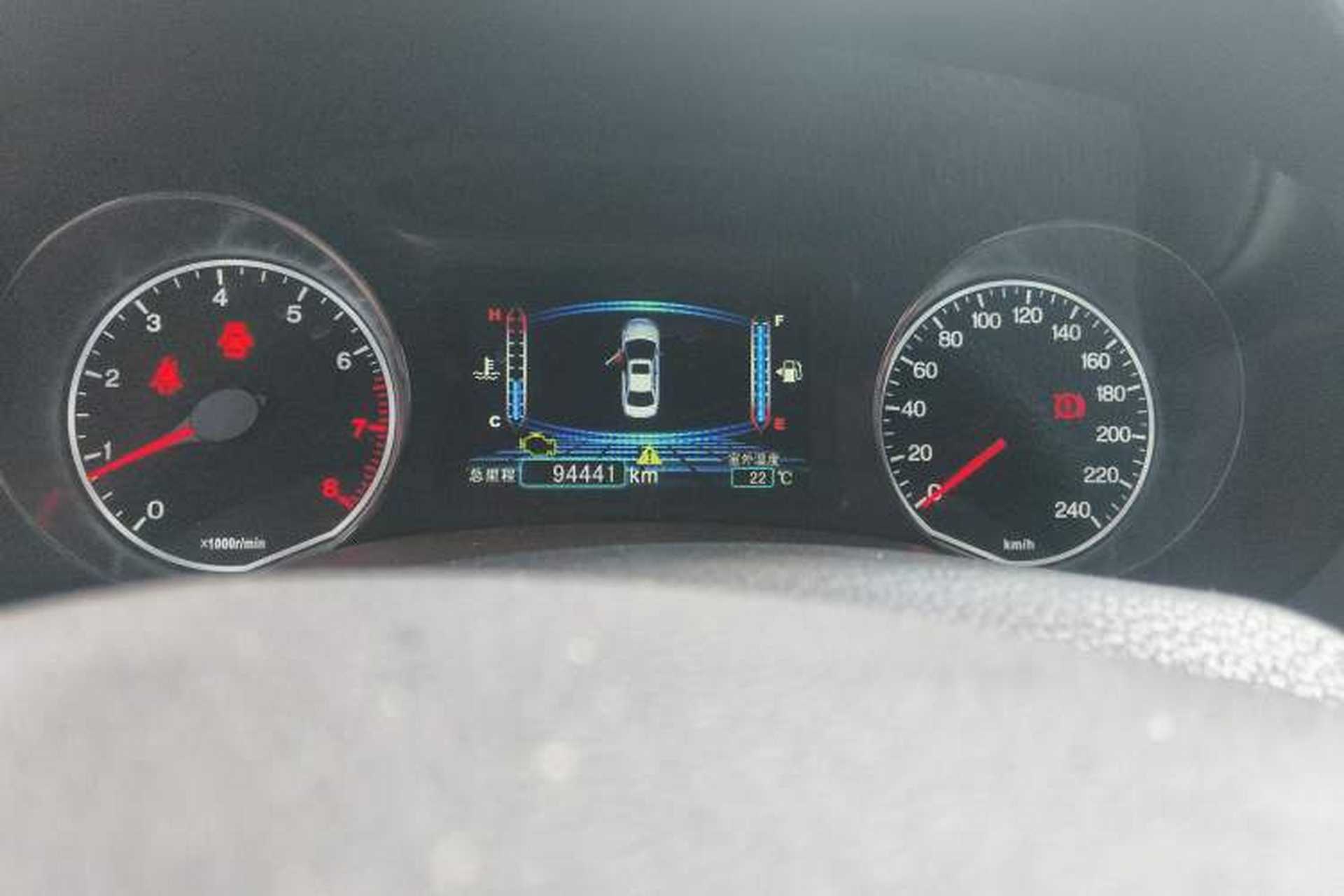 Used BYD Surui 2016 1.5L Manual Elite Edition Odometer Close Up