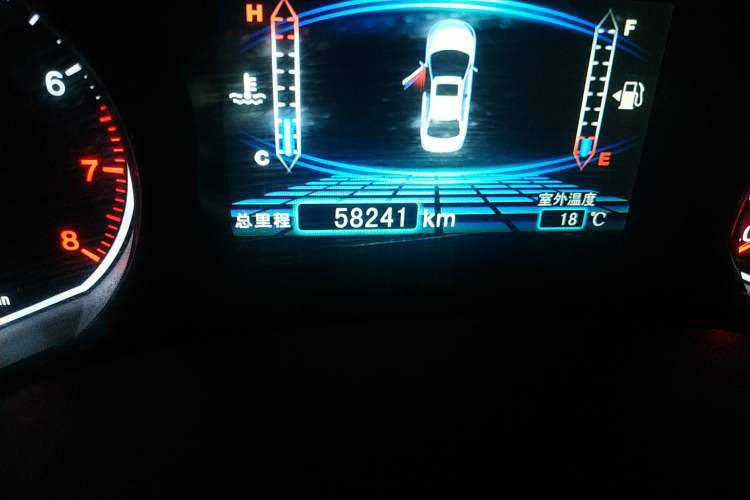 Used BYD Surui 2016 1.5L Manual Elite Edition Odometer Close Up