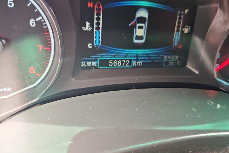 Used BYD Surui 2016 1.5L Manual Elite Edition Odometer Close Up