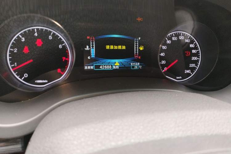 Used BYD Surui 2016 1.5L Manual Elite Edition Odometer Close Up