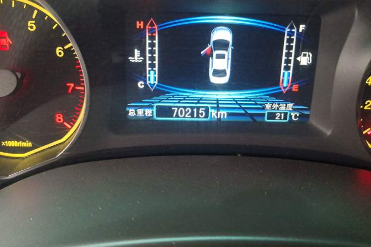 Used BYD Surui 2016 1.5L Manual Elite Edition Odometer Close Up