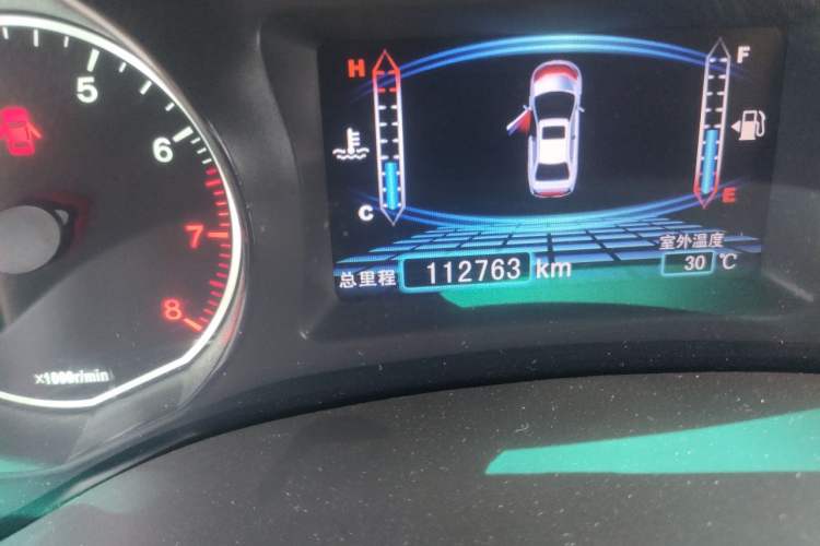 Used BYD Surui 2018 1.5L Manual Enjoyment Model Odometer Close Up