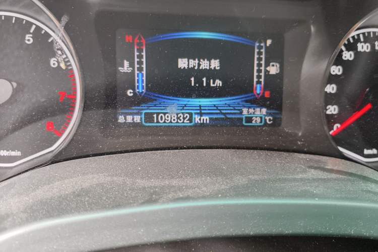 Used BYD Surui 2018 1.5L Manual Enjoyment Model Odometer Close Up