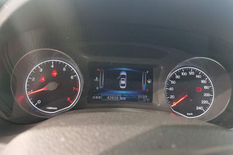 Used BYD Surui 2018 1.5L Manual Luxury Model Odometer Close Up