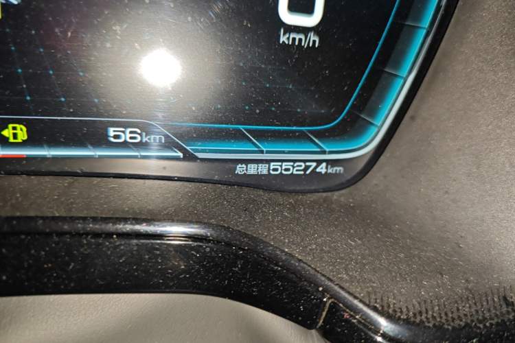 Used BYD Tang 2021 2.0T Automatic Flagship Edition Odometer Close Up